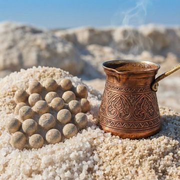 Массажная плитка, скраб-мыло с добавлением кофейной крошки. Арт. 10039